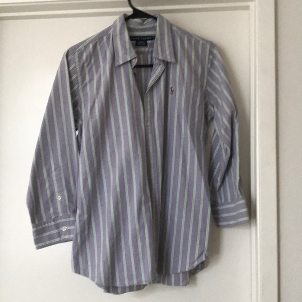Ralph Lauren 3/4 Sleeve Button up Polo